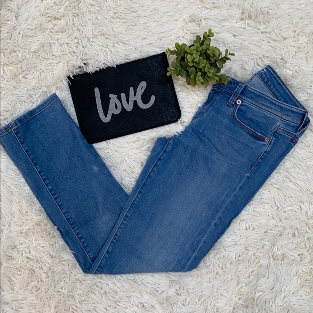 Loft Modern Straight Jeans 💗 Blue